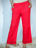 Full broad elasticated pants - Etiquette Apparel 