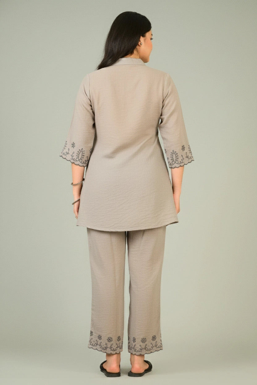 Product Carousel Image 3: Shine with Subtle Glam Co-ord Set