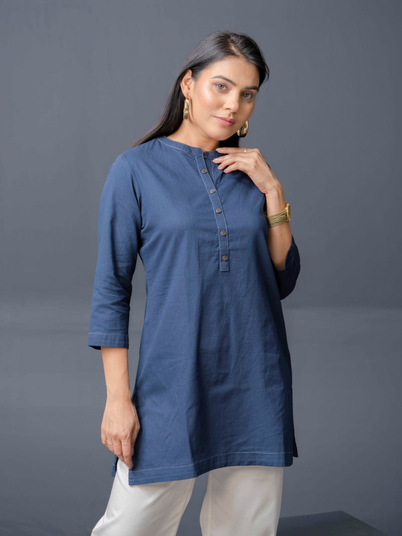 Breezy Solid Coloured Top - Etiquette Apparel