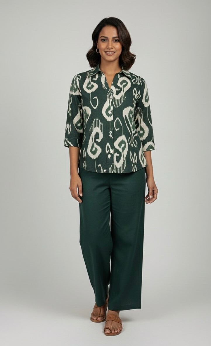 Product Carousel Image 1: Ikkat Tales Top