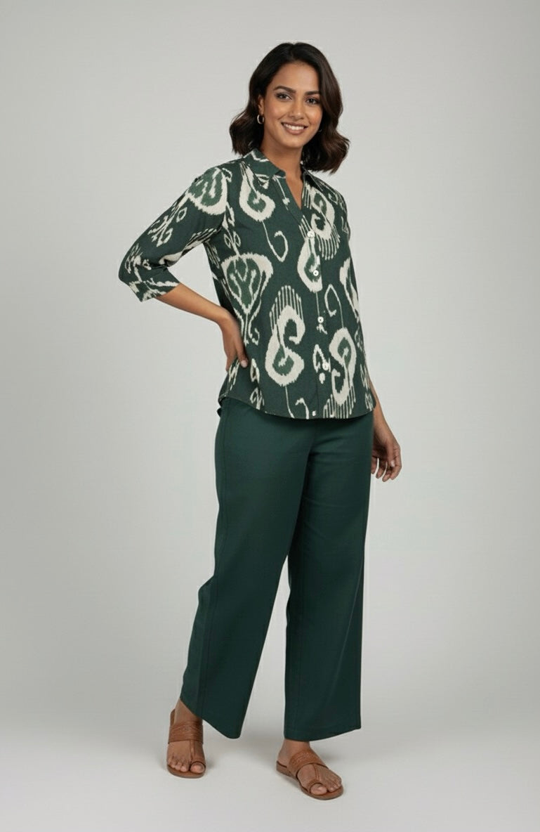 Ikkat Tales Top - Etiquette Apparel