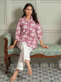 Product Carousel Image 3: Summer Bloom Purple Floral Top