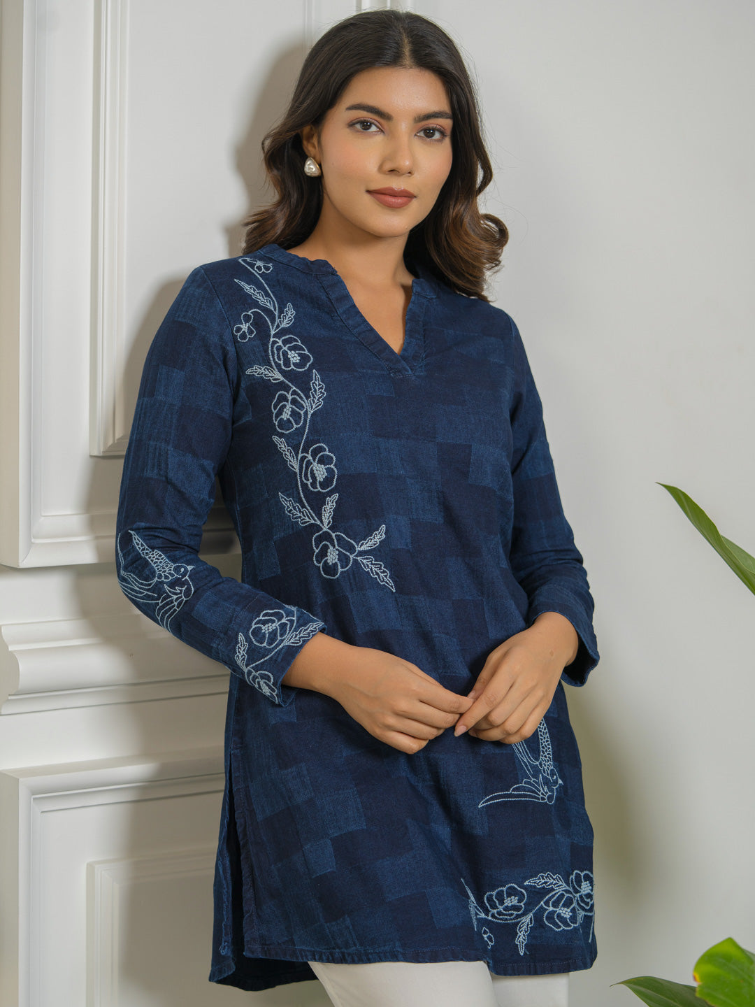 Product Carousel Image 1: Wings on denim