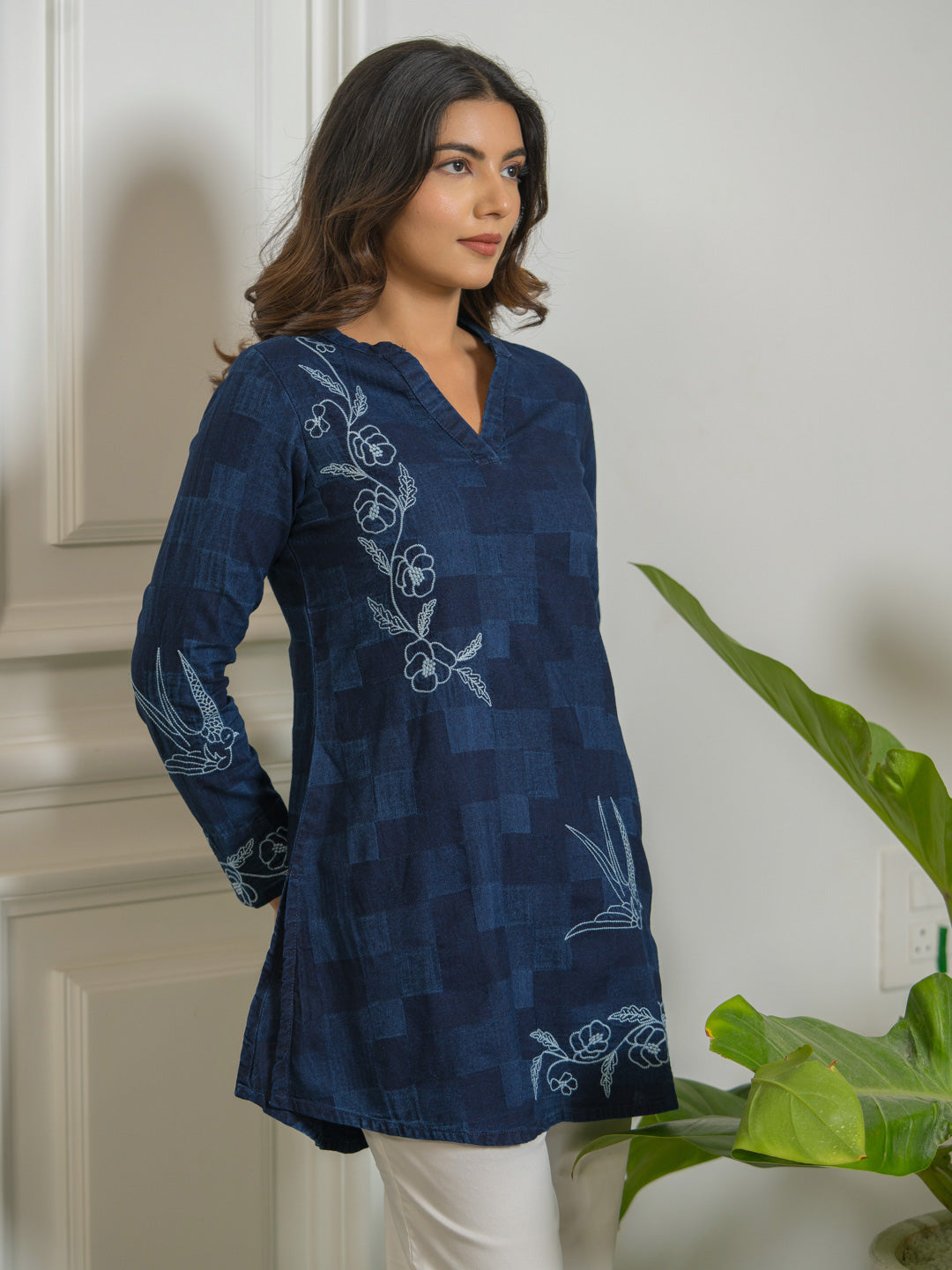 Product Carousel Image 4: Wings on denim