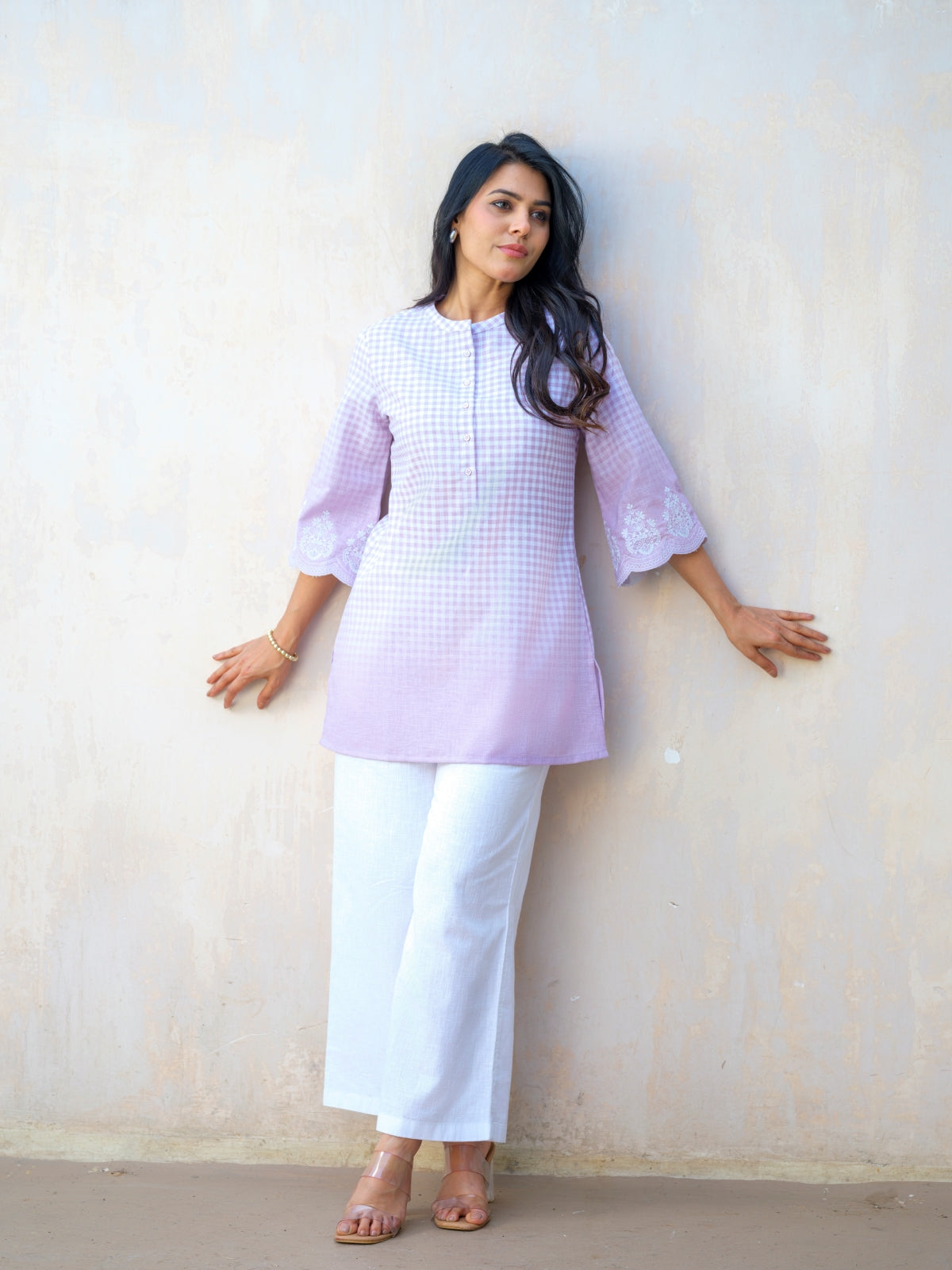 Product Carousel Image 6: The Ombre Edit Check Top