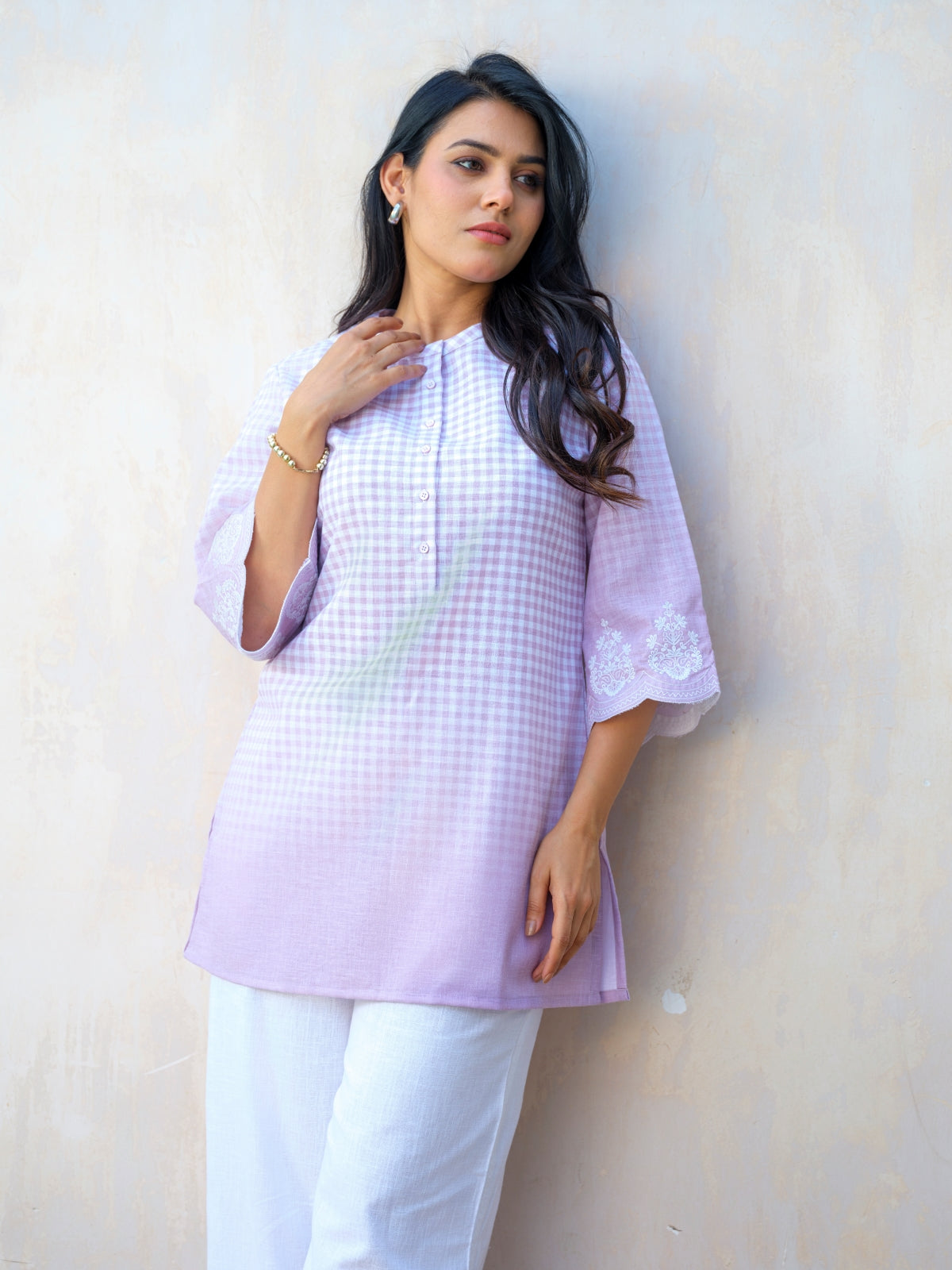 The Ombre Edit Check Top