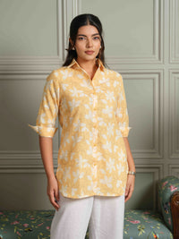 Green Floral-Play Top - Etiquette Apparel