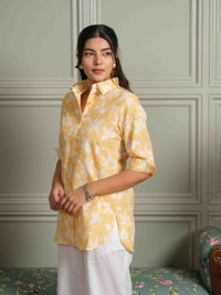 Green Floral-Play Top - Etiquette Apparel