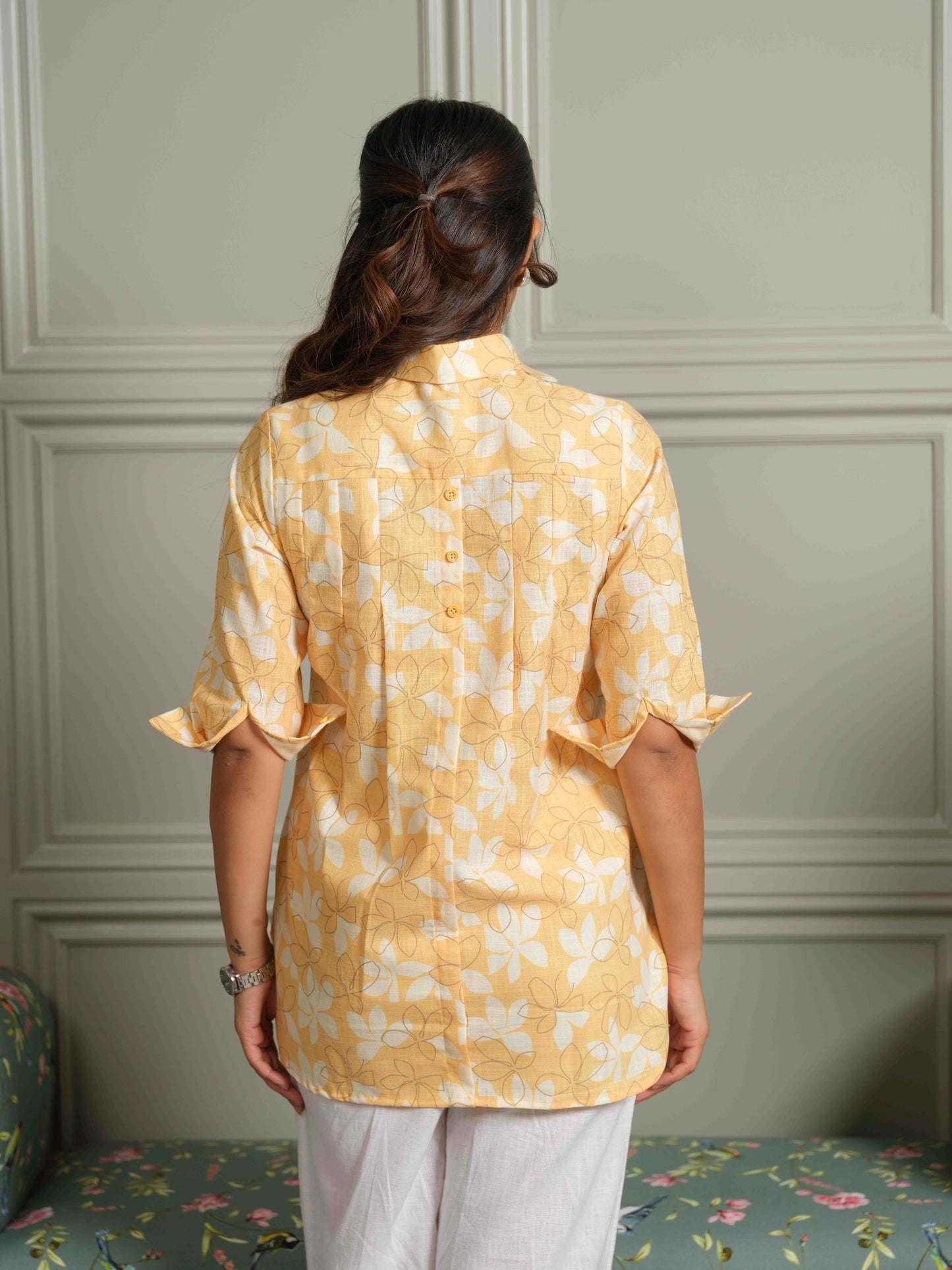 Green Floral-Play Top - Etiquette Apparel