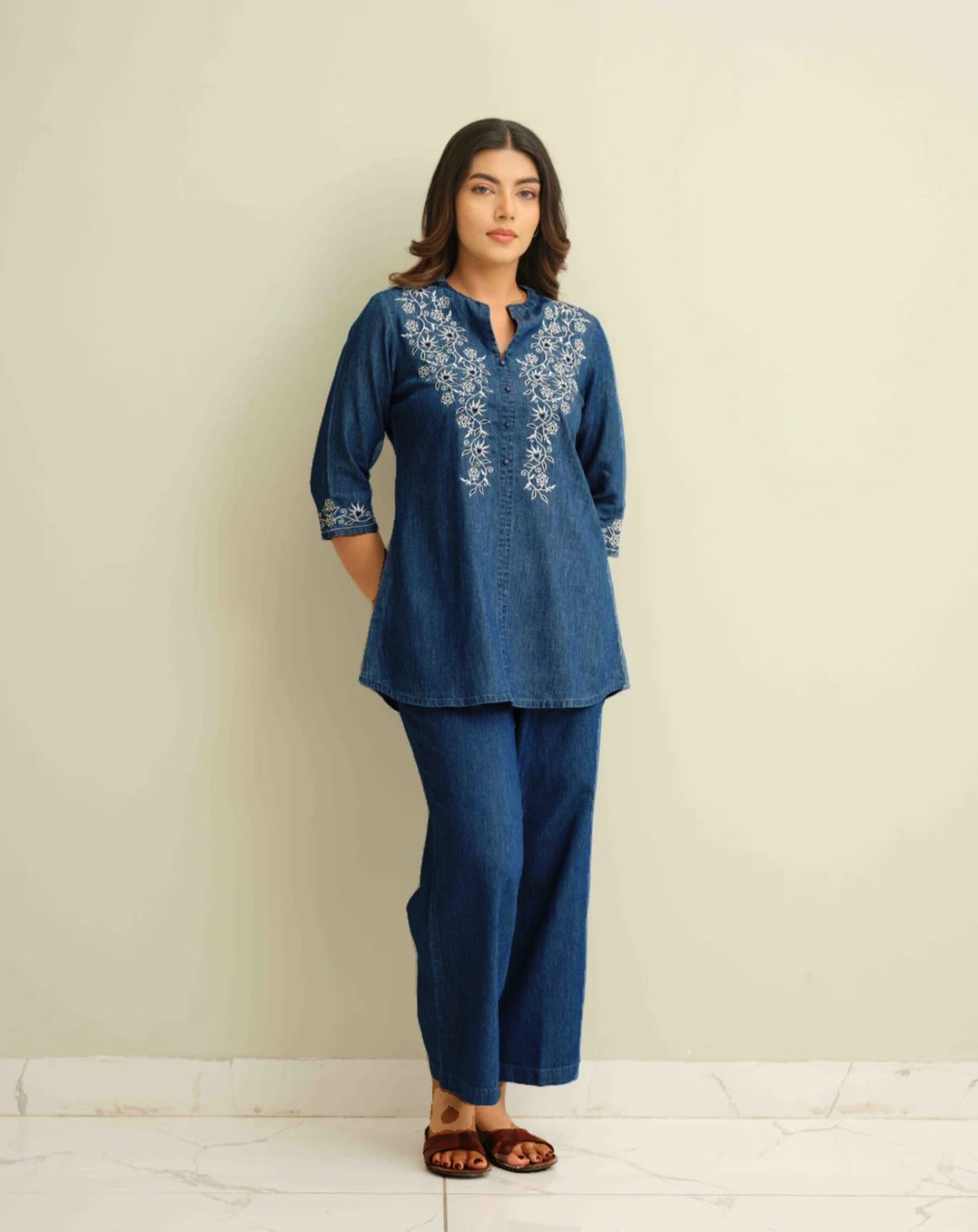 Indigo Muse Co-ord Set - Etiquette Apparel