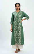 Product Carousel Image 0: All-Over Embroidered Mal Kurta