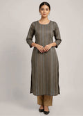 Product Carousel Image 2: Chanderi Stripe Kurta