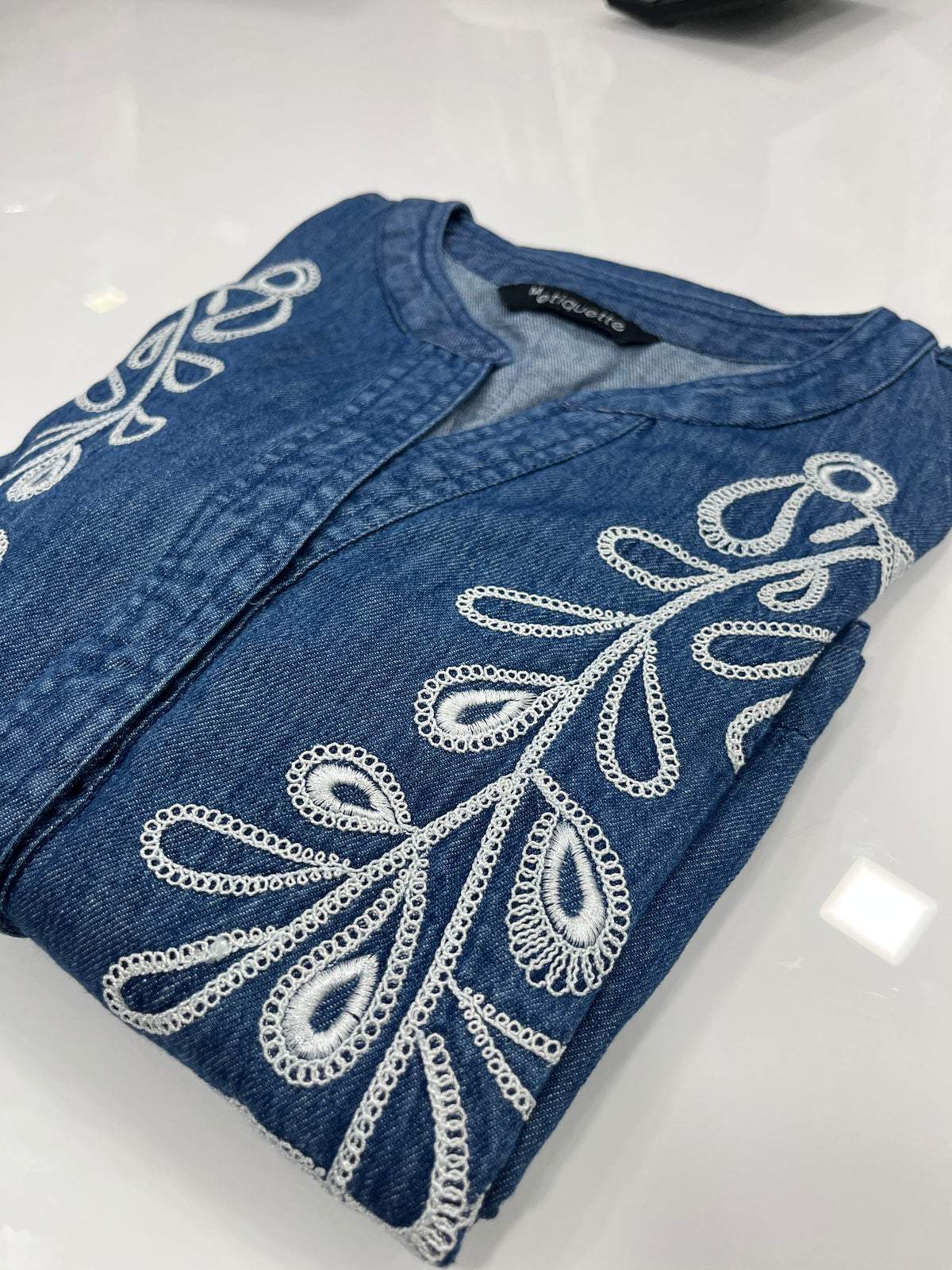 Blue Secret Indigo Dress - Etiquette Apparel