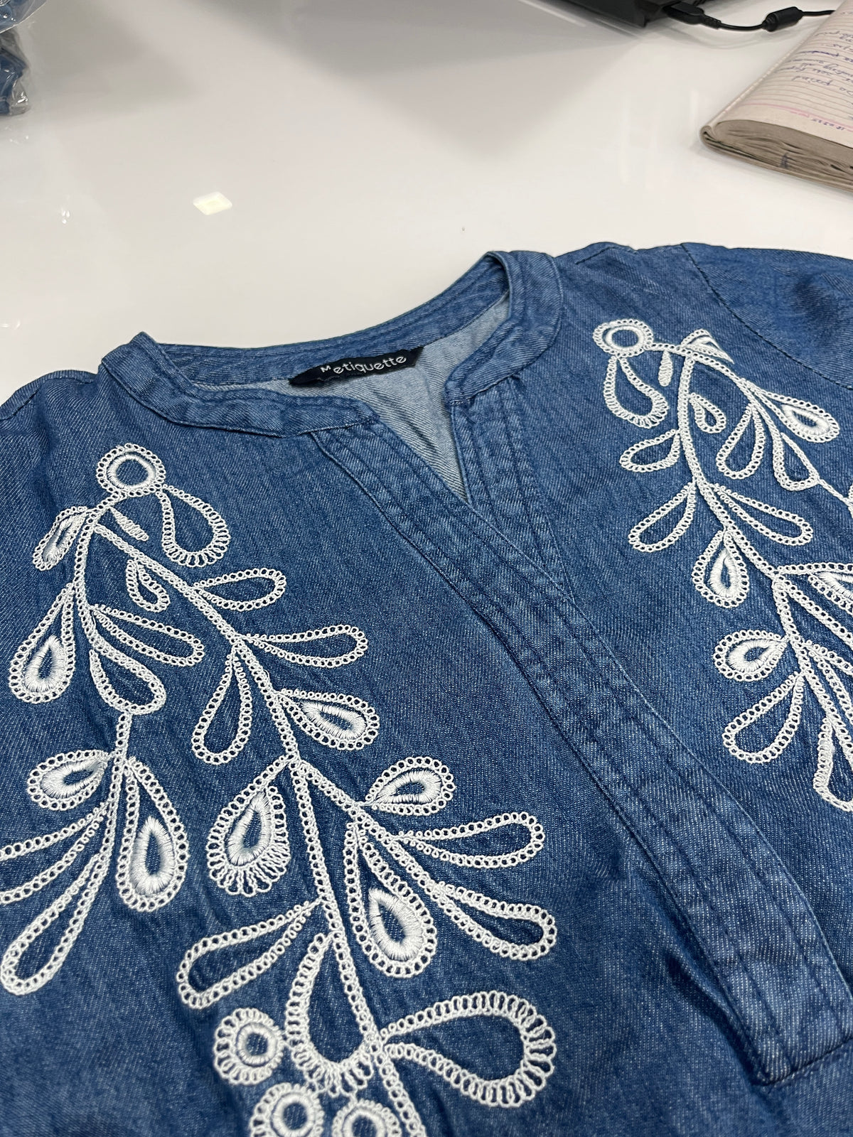 Blue Secret Indigo Dress - Etiquette Apparel
