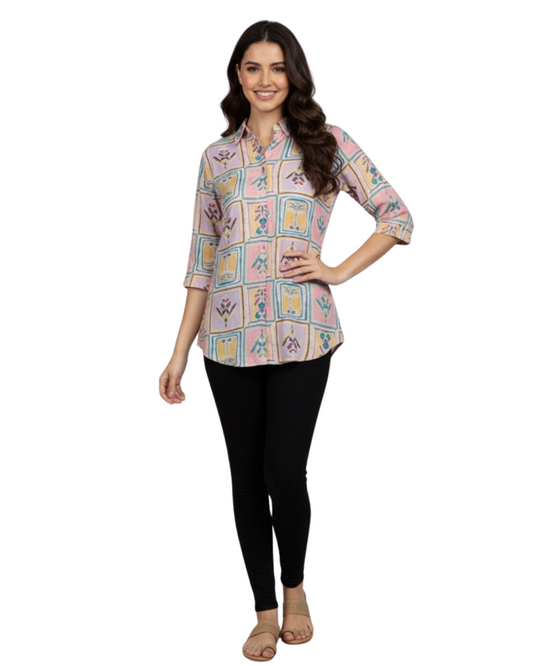 Vivid Mood Top - Etiquette Apparel