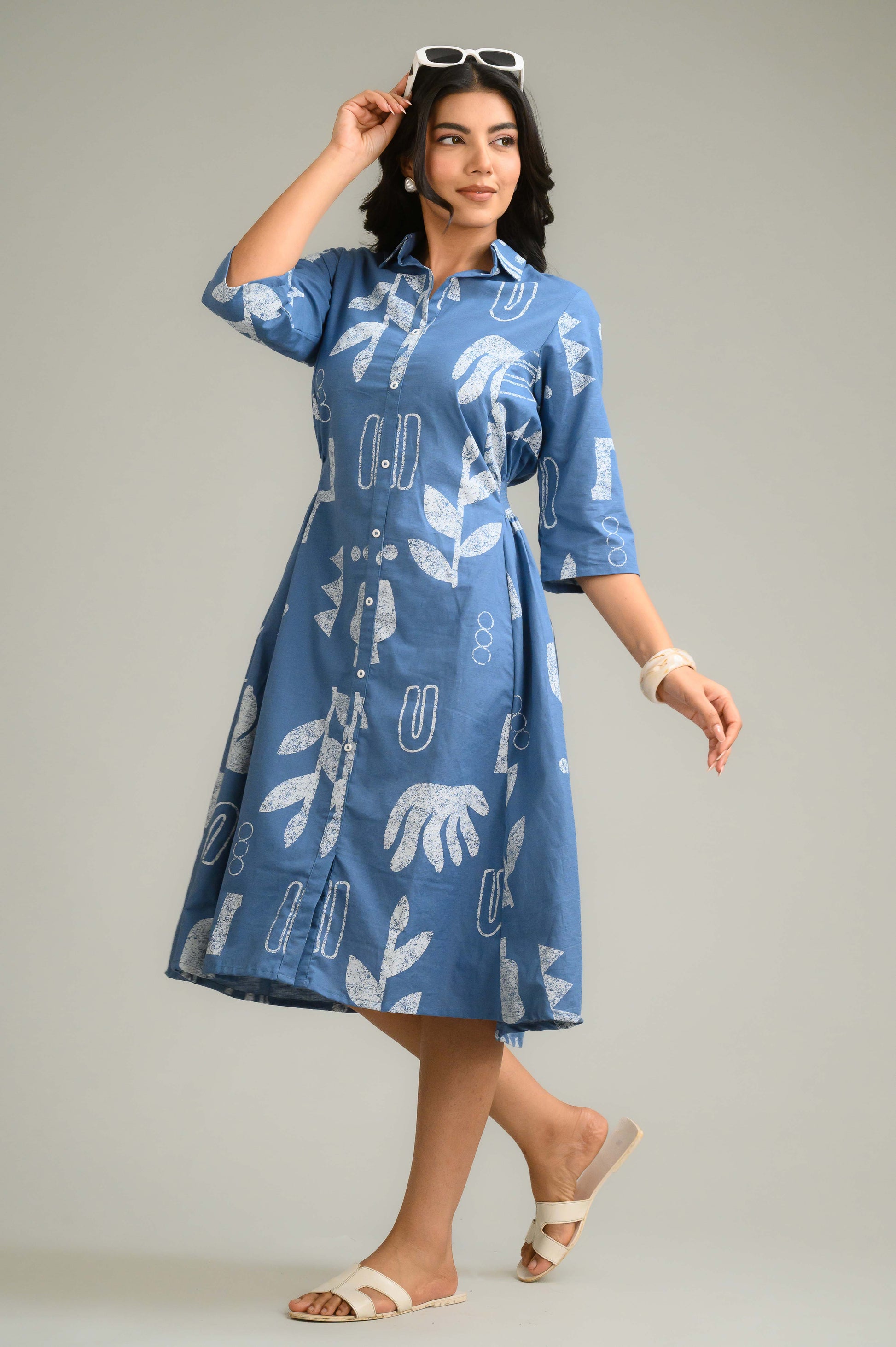 Product Carousel Image 1: Abstract Summer Ease Dress