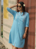 Product Carousel Image 0: Sunny Dress with Dori Embroidery