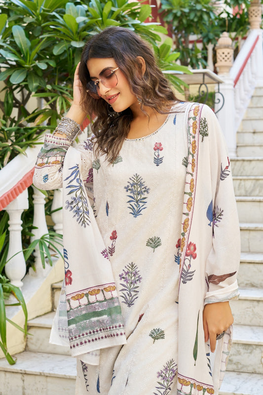 Regal Roots Dupatta Set - Etiquette Apparel