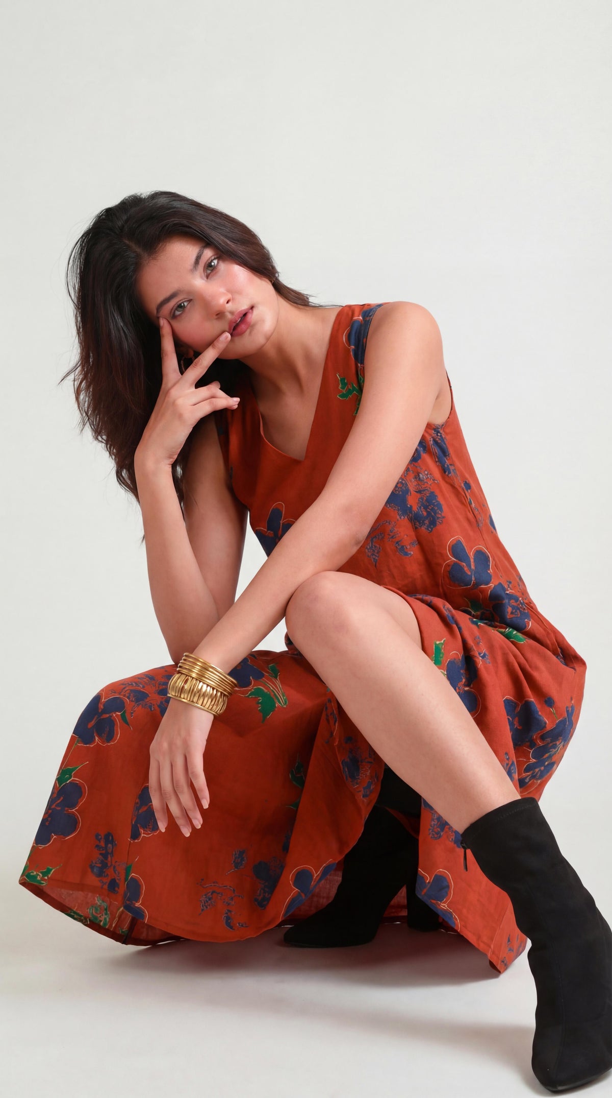 Splash & Slay Sleeveless Dress - Etiquette Apparel