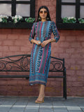 Long indie print Mishran dress Etiquette Apparel