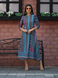 Long indie print Mishran dress Etiquette Apparel