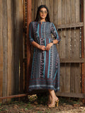 Long indie print Mishran dress Etiquette Apparel