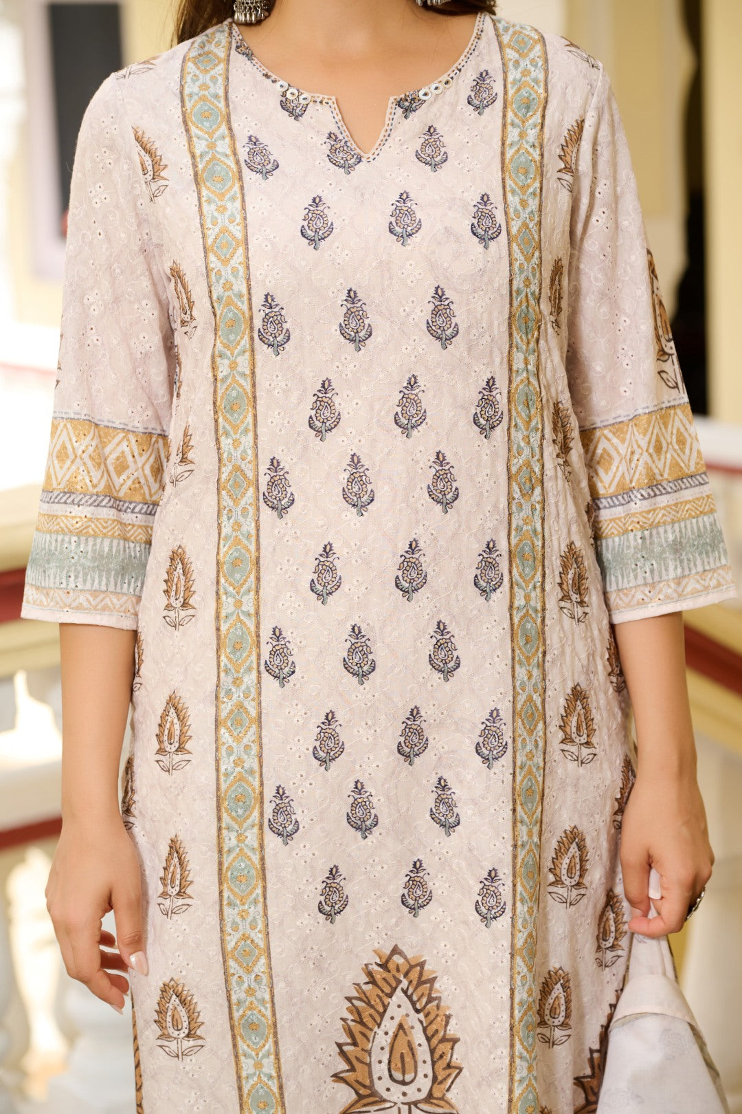 Ethereal Ease Dupatta Set - Etiquette Apparel