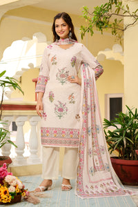 Classic Calm Dupatta Set - Etiquette Apparel
