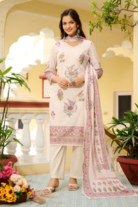 Classic Calm Dupatta Set - Etiquette Apparel