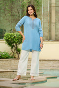 Product Carousel Image 10: The Blue Edit Denim Top