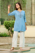 Product Carousel Image 9: The Blue Edit Denim Top