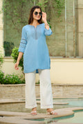 Product Carousel Image 11: The Blue Edit Denim Top