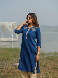 Indigo Mal Kurta - Etiquette Apparel