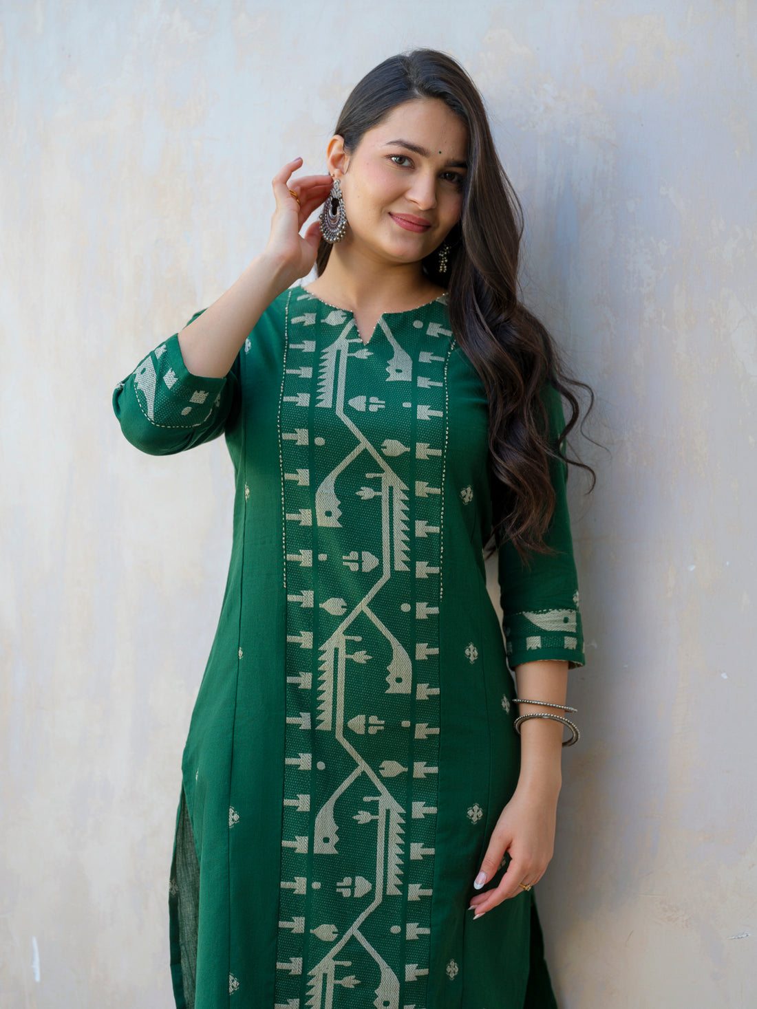 Jamdani Jacquard Kurta