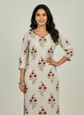 Product Carousel Image 1: Mugal Booti Print Kurta