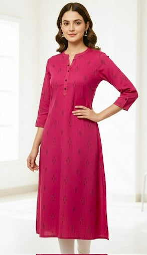 Bright Ikkat Kurta - Etiquette Apparel 
