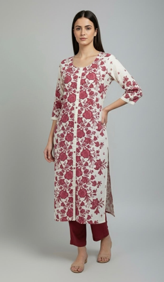 Flora and Fun Kurta - Etiquette Apparel