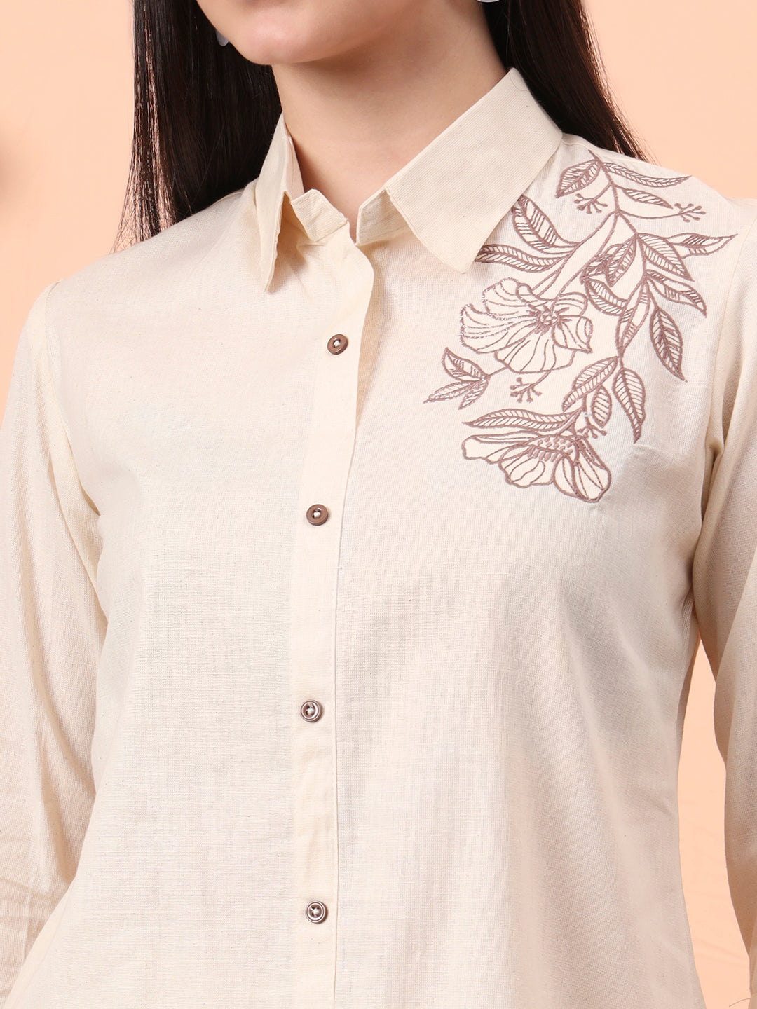 Flex Embroidered Boota Co-ord Set - Etiquette Apparel