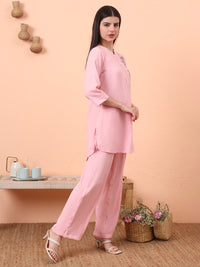 Comforting Single Tone Co-Ord Set - Etiquette Apparel