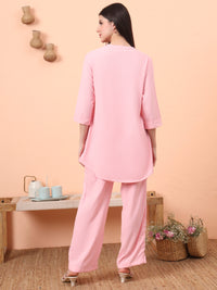 Comforting Single Tone Co-Ord Set - Etiquette Apparel