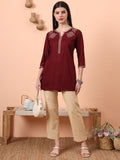 Product Carousel Image 4: Tiny Tangles Embroidered Top