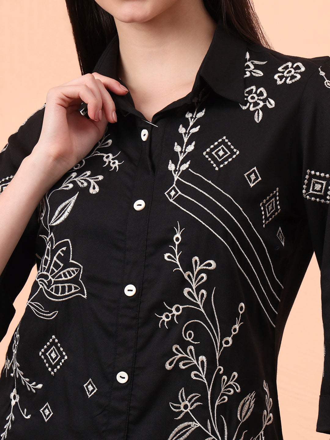 Product Carousel Image 7: Doodle Embroidered Co-ord Set