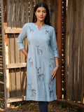 Soothing straight solid coloured Vanotsav kurta Etiquette Apparel