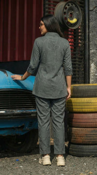 Soft structure co-ord set - Etiquette Apparel