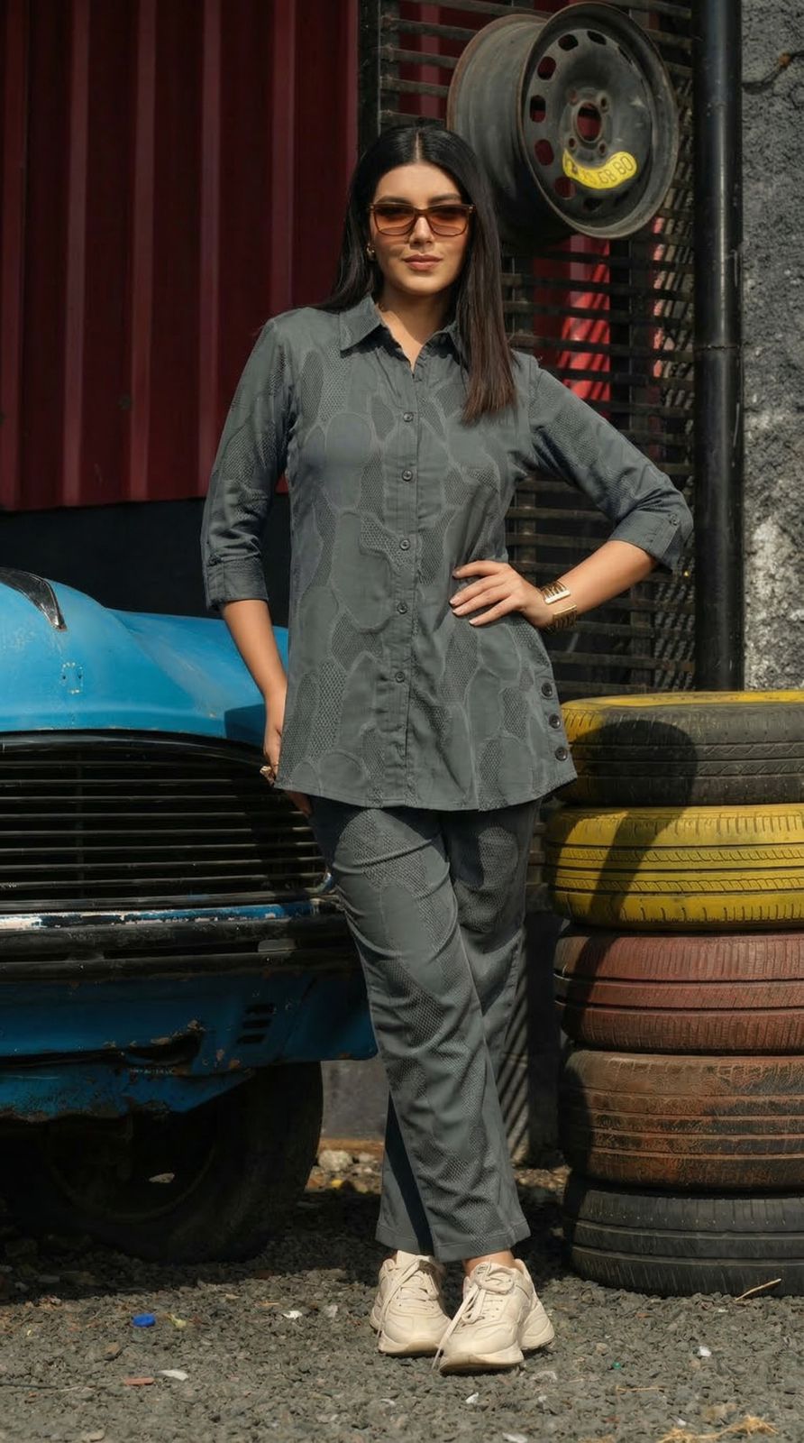 Soft structure co-ord set - Etiquette Apparel