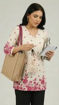 Product Carousel Image 3: Summer florals printed top