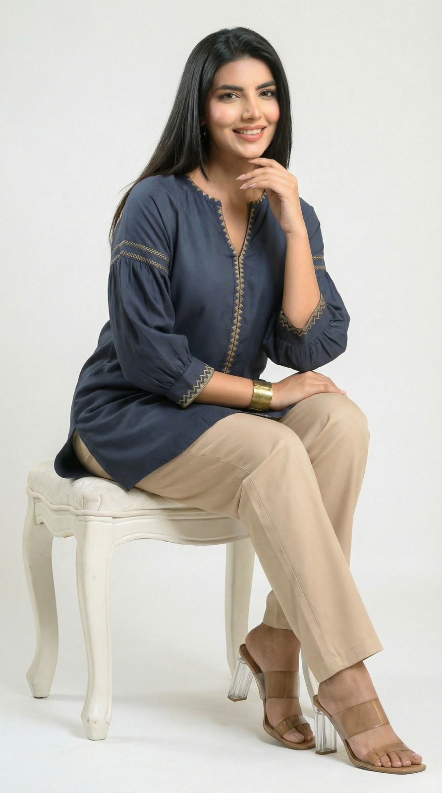 Product Carousel Image 2: Geo Grace Top