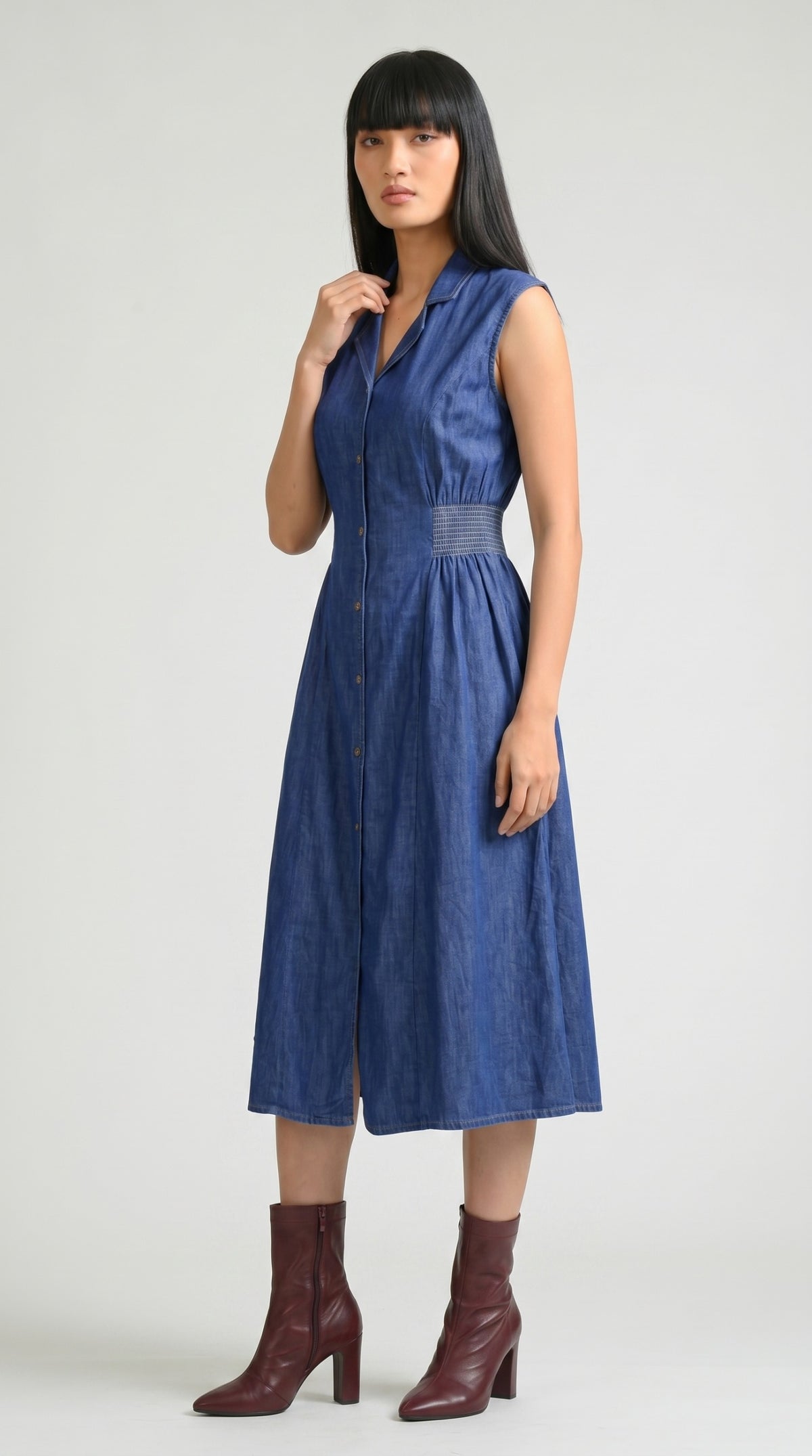 The Everyday Comfort Sleeveless Dress - Etiquette Apparel