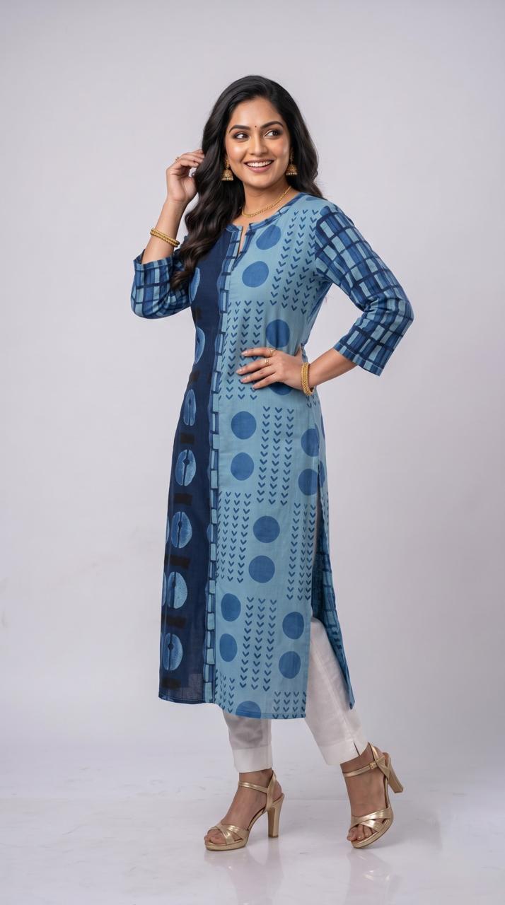 Indigo Prints - Timeless Kurta Style