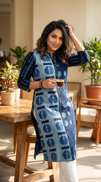 Indigo Prints - Timeless Kurta Style